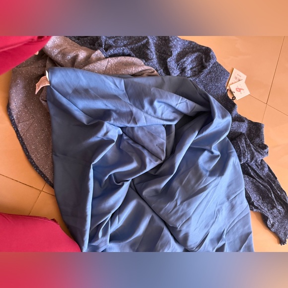 The Nines by HATCH Blue and Black Midi Dress - Picture 13 of 16